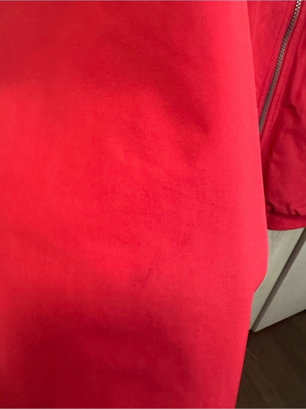 Lands’ End Red Zip Up Jacket Medium - Picture 10 of 10